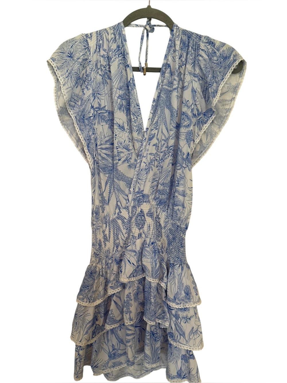 Melissa Obdabash Blue Coverup Size S Excellent Condition